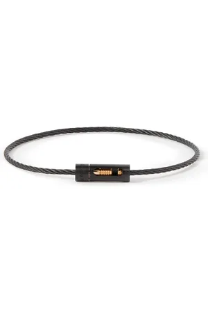 Le Gramme 5g Recycled Titanium, Polished-Ceramic, Stainless Steel and 18-Karat Gold Bracelet