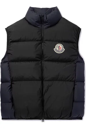 Moncler Almaz Logo-Appliquéd Two-Tone Quilted Shell Down Gilet