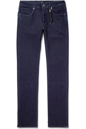 Incotex Division Slim-Fit Logo-Appliquéd Jeans