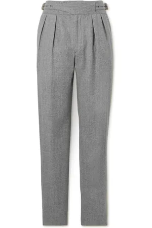 Pinstripe Flannel Trouser in Pants & Shorts | Vince