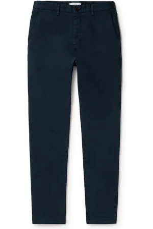Mr P. Adam Slim-Fit Cotton-Blend Twill Chinos