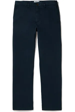 Mr P. Samuel Straight-Leg Cotton-Blend Twill Chinos