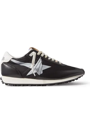 Golden Goose Marathon Leather-Trimmed Nylon Sneakers