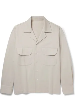 Stoffa Camp-Collar Cotton-Twill Overshirt
