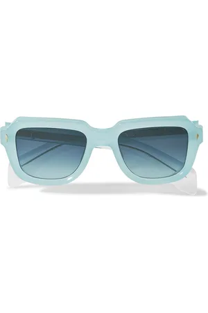 JACQUES MARIE MAGE Taos Square-Frame Acetate Sunglasses