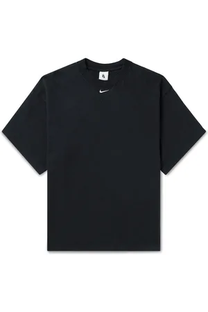 NIKE Solo Swoosh Straight-Leg Logo-Embroidered Cotton-Blend Jersey