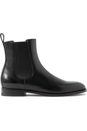 Manolo Blahnik Delsa Leather Chelsea Boots