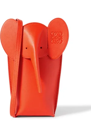 Loewe Elephant Pocket Leather Messenger Bag