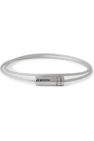Le Gramme 9g Double Turn Polished Recycled-Sterling Cable Bracelet