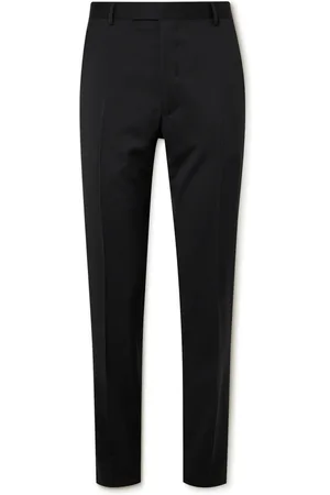 Mr P. Slim-Fit Wool Tuxedo Trousers