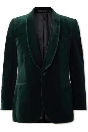 Mr P. Cotton-Blend Velvet Tuxedo Jacket