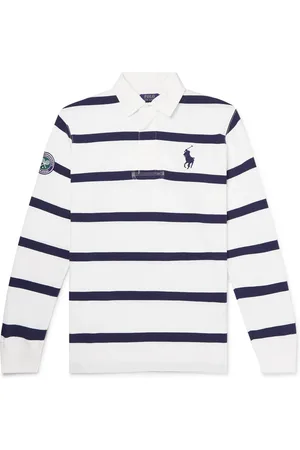 POLO RALPH LAUREN Wimbledon Logo-Embroidered Appliquéd Cotton