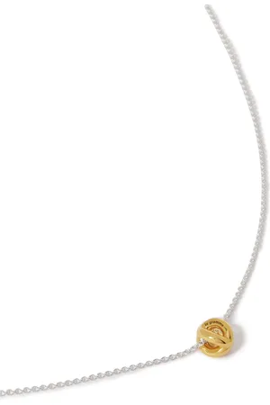 Le Gramme Entrelacs Le 1 Sterling and 18-Karat Gold Pendant Necklace