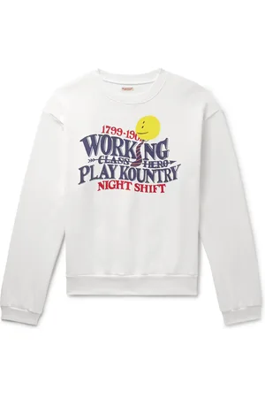 KAPITAL Printed Cotton-Jersey Sweatshirt