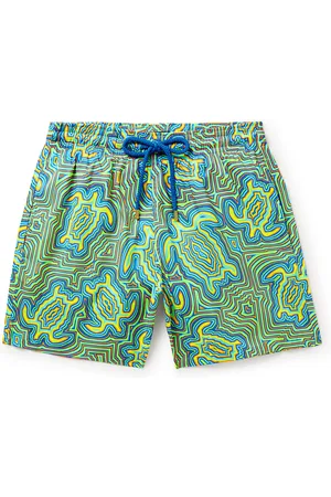 VILEBREQUIN Mahina Slim-Fit Mid-Length Tie-Dyed Recycled Swim Shorts for  Men