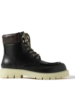 Bottega Veneta Haddock Leather Ankle Boots