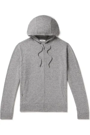 Mr P. Wool and Cashmere-Blend Zip-Up Hoodie