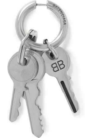 Balenciaga Locker -Tone Single Hoop Earring
