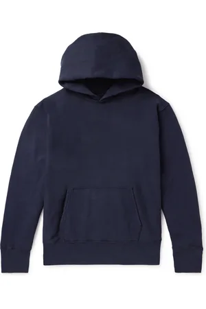 Les Tien Garment-Dyed Cotton-Jersey Hoodie