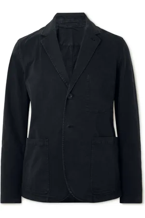 Mr P. Garment-Dyed Cotton-Blend Twill Blazer