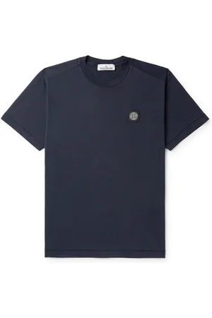 Stone Island Logo-Appliquéd Cotton-Jersey T-Shirt