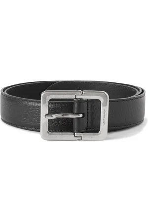 Saint Laurent 3cm Full-Grain Leather Belt
