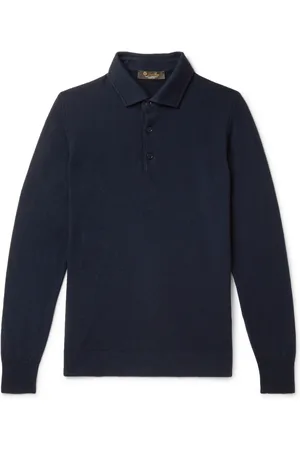 Loro Piana Slim-Fit Baby Cashmere Polo Shirt