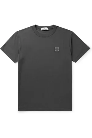 Stone Island Logo-Appliquéd Cotton-Jersey T-Shirt
