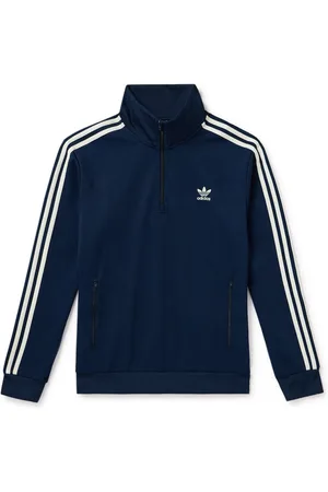 ADIDAS ORIGINALS 3-STRIPE HZ CRW | Orange Men's Sweatshirt | YOOX