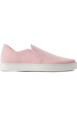 Manolo Blahnik Nadores Suede Slip-On Sneakers