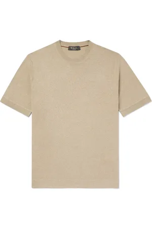 Loro Piana Silk and Linen-Blend T-Shirt