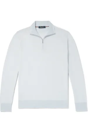 Loro Piana Roadster Cashmere Half-Zip Sweater