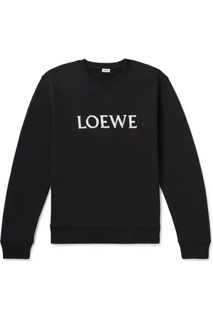 Loewe Logo-Embroidered Cotton-Jersey Sweatshirt