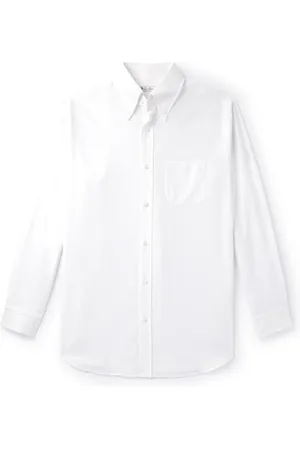 Loro Piana Button-Down Collar Cotton Oxford Shirt