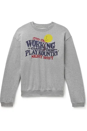 KAPITAL Printed Cotton-Jersey Sweatshirt