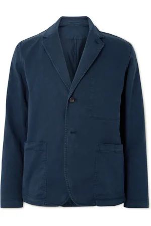Mr P. Garment-Dyed Stretch-Cotton Twill Blazer