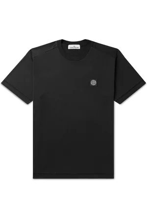Stone Island Logo-Appliquéd Cotton-Jersey T-Shirt