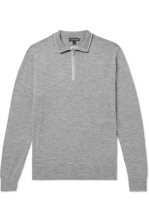 Peter Millar Excursionist Flex Wool-Blend Half-Zip Sweater