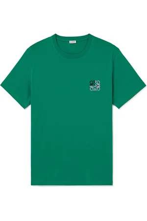 Loewe Logo-Embroidered Cotton-Jersey T-Shirt