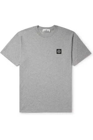 Stone Island Logo-Appliquéd Cotton-Jersey T-Shirt