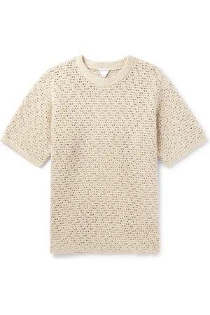 Bottega Veneta Crocheted Cotton T-Shirt
