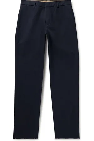 Loro Piana Merse Straight-Leg Cotton-Gabardine Trousers