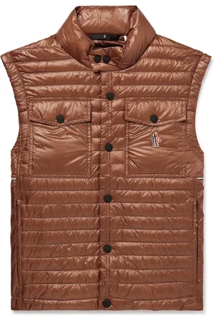 Moncler Ollon Logo-Appliquéd Quilted Polartec® Alpha® Ripstop Down Gilet