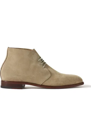 Manolo Blahnik Berwick Suede Chukka Boots