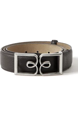 Berluti B Volute Echo 3.5cm Full-Grain Venezia Leather Belt