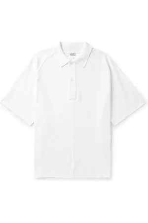 Loewe Logo-Embroidered Cotton-Piqué Polo Shirt