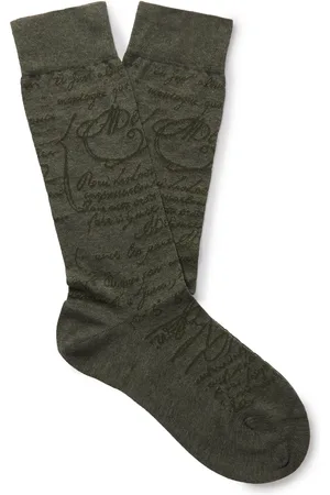 Berluti Cotton-Blend Jacquard Socks