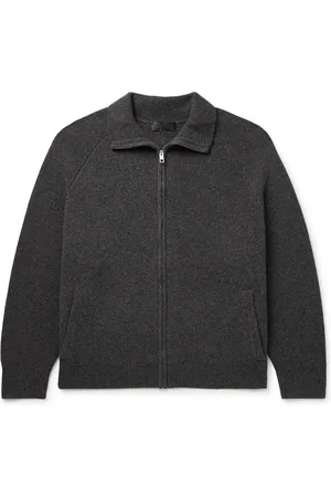 NILI LOTAN Jad Wool Zip-Up Cardigan