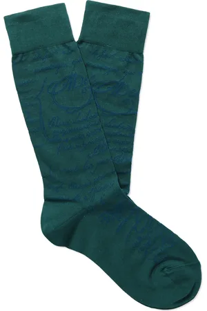 Berluti Cotton-Blend Jacquard Socks