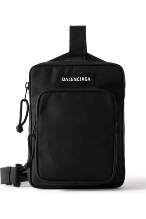 Balenciaga Explorer Logo-Appliquéd Canvas Messenger Bag